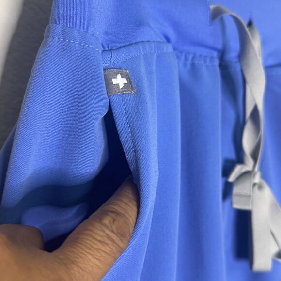 FIGS Zamora Navy Blue Scrub Pants Joggers Size Women's S - Picture 4 of 6